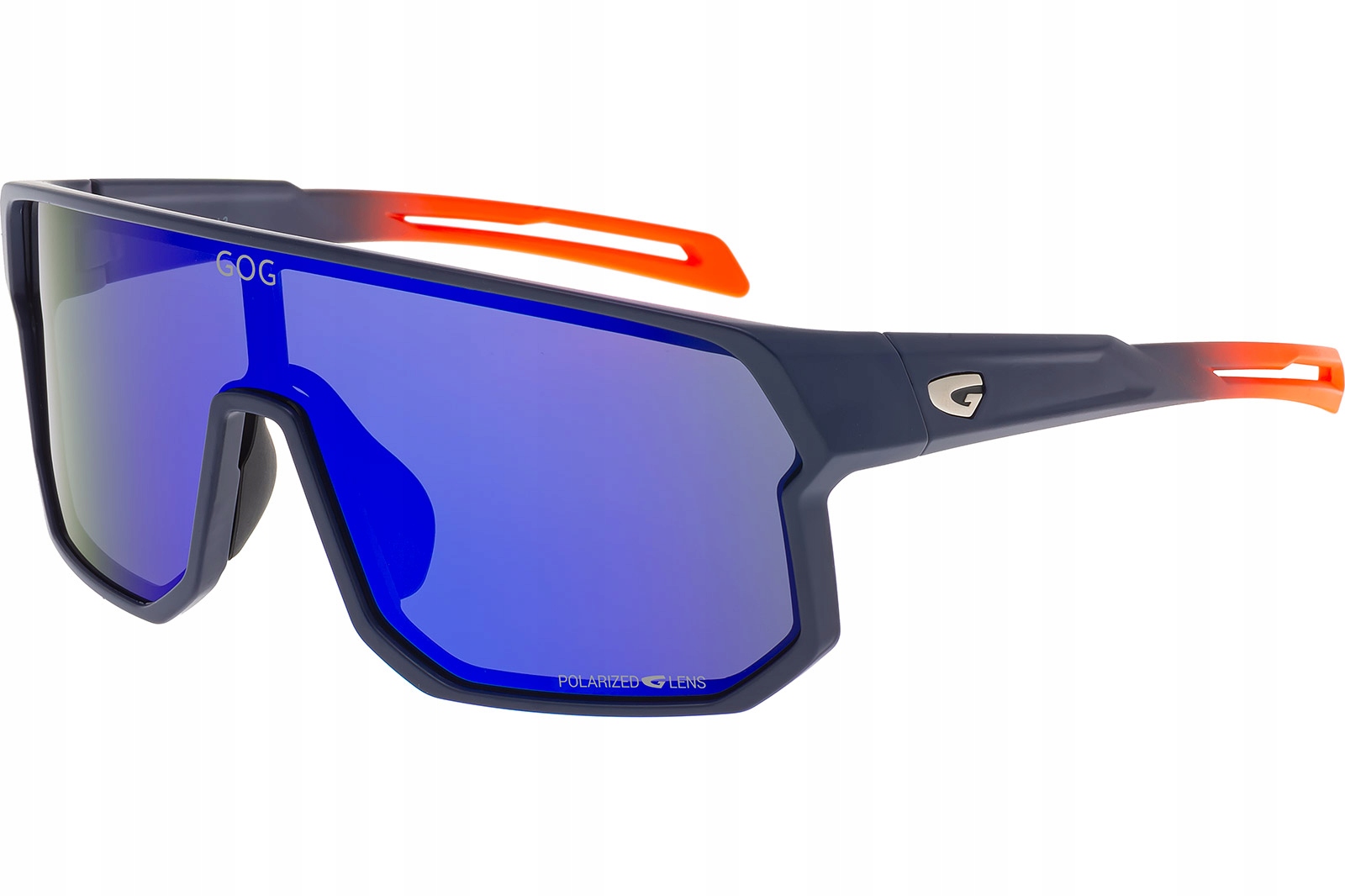Okulary Gog Vidar Matt Navy Blue/orange, Reflex Blue