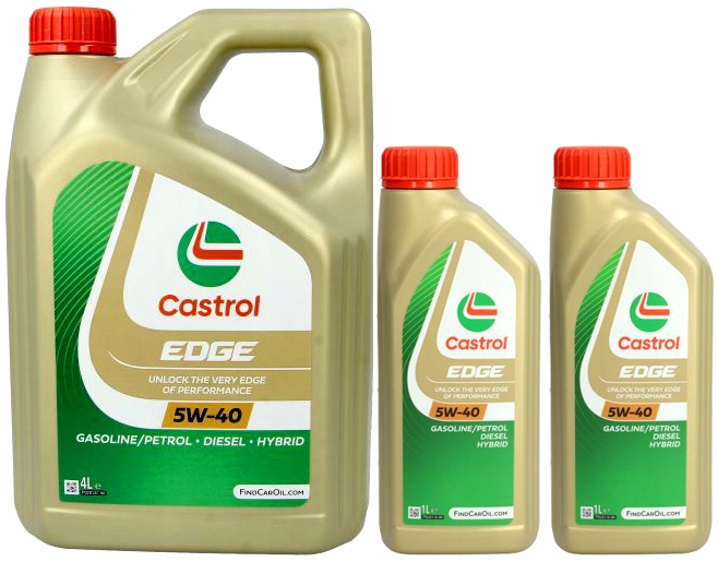 OLEJ SILNIKOWY CASTROL EDGE 5W40 6L