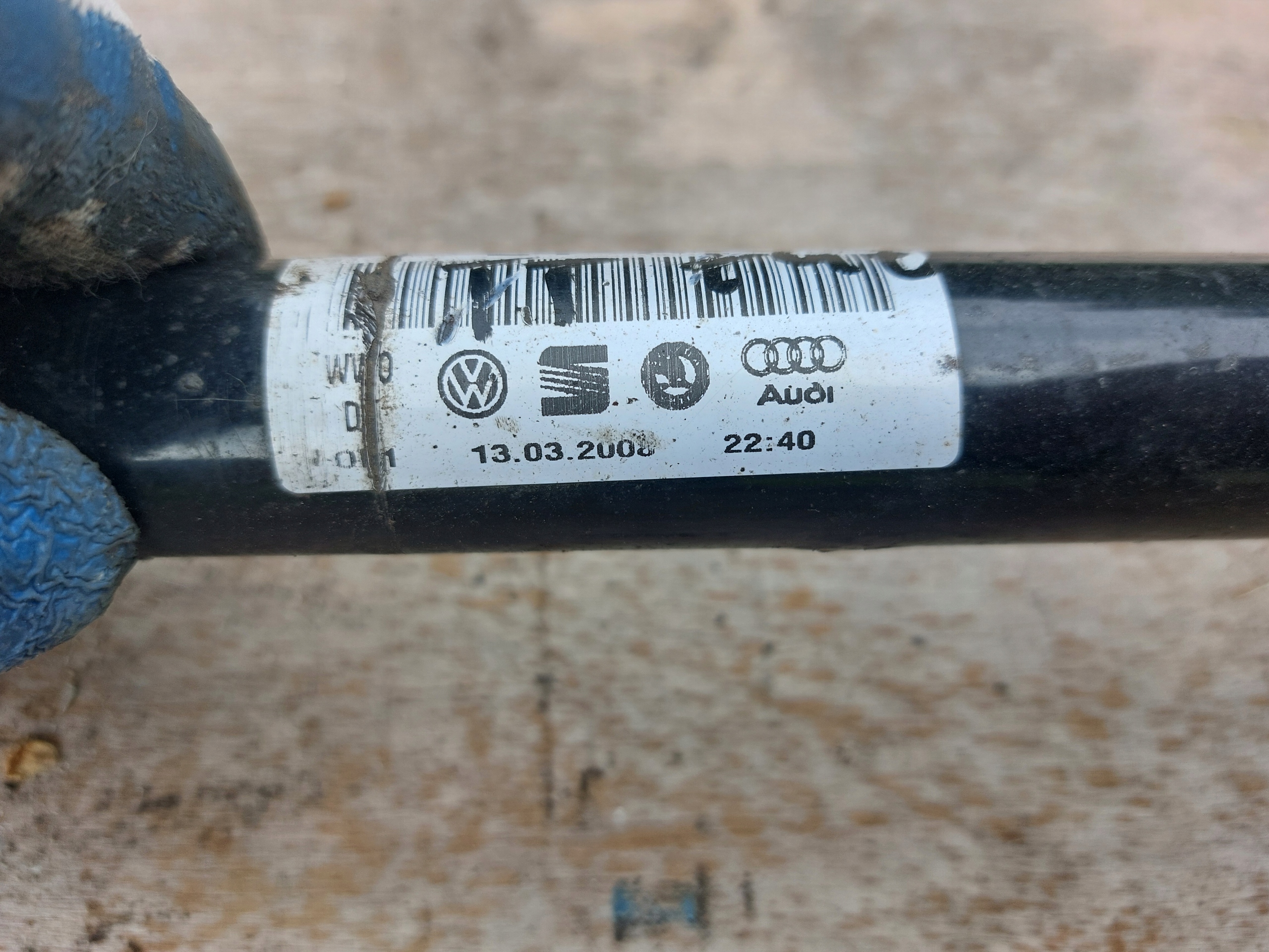 Audi TT 8J0501204A semi-axis rear right
