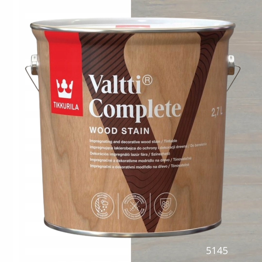 Tikkurila Lakierobejca Valtti Complete 2,7L Kolor 5145