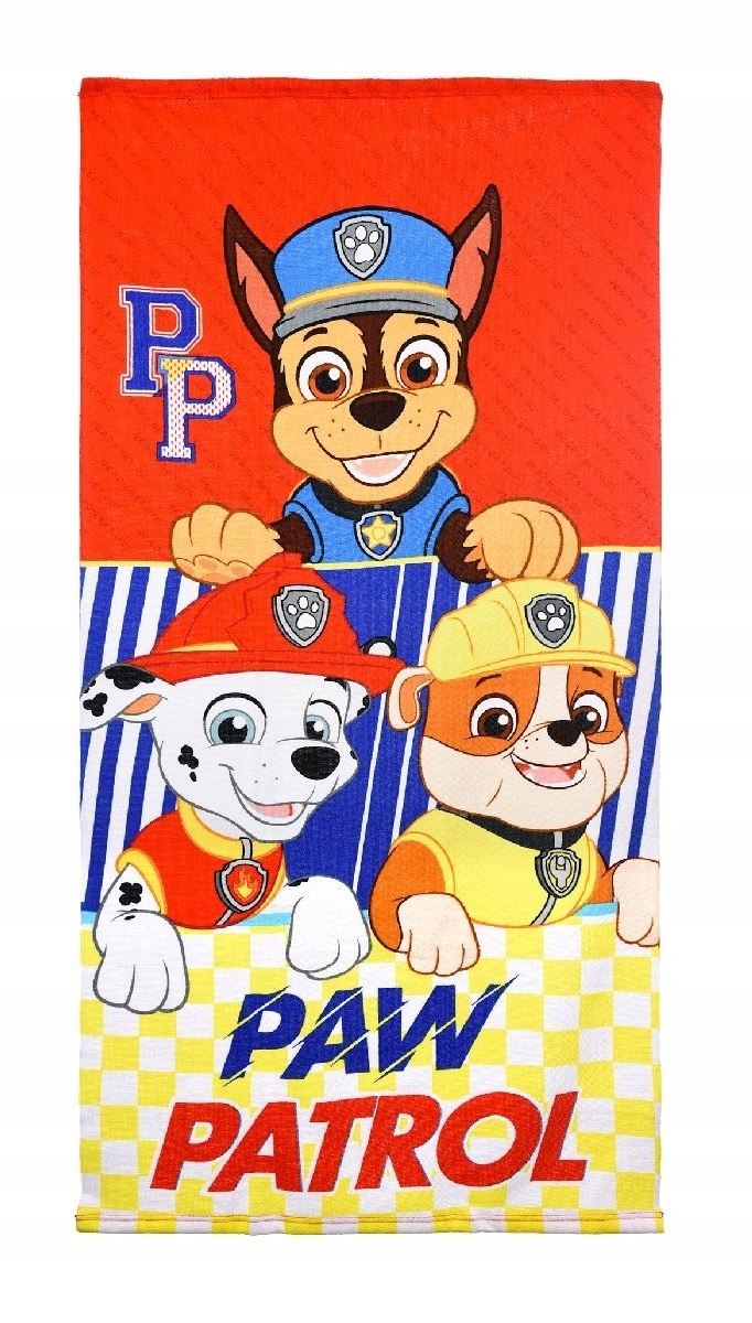 

Plażowy ręcznik Psi Patrol Chase Marshall Rubble 7