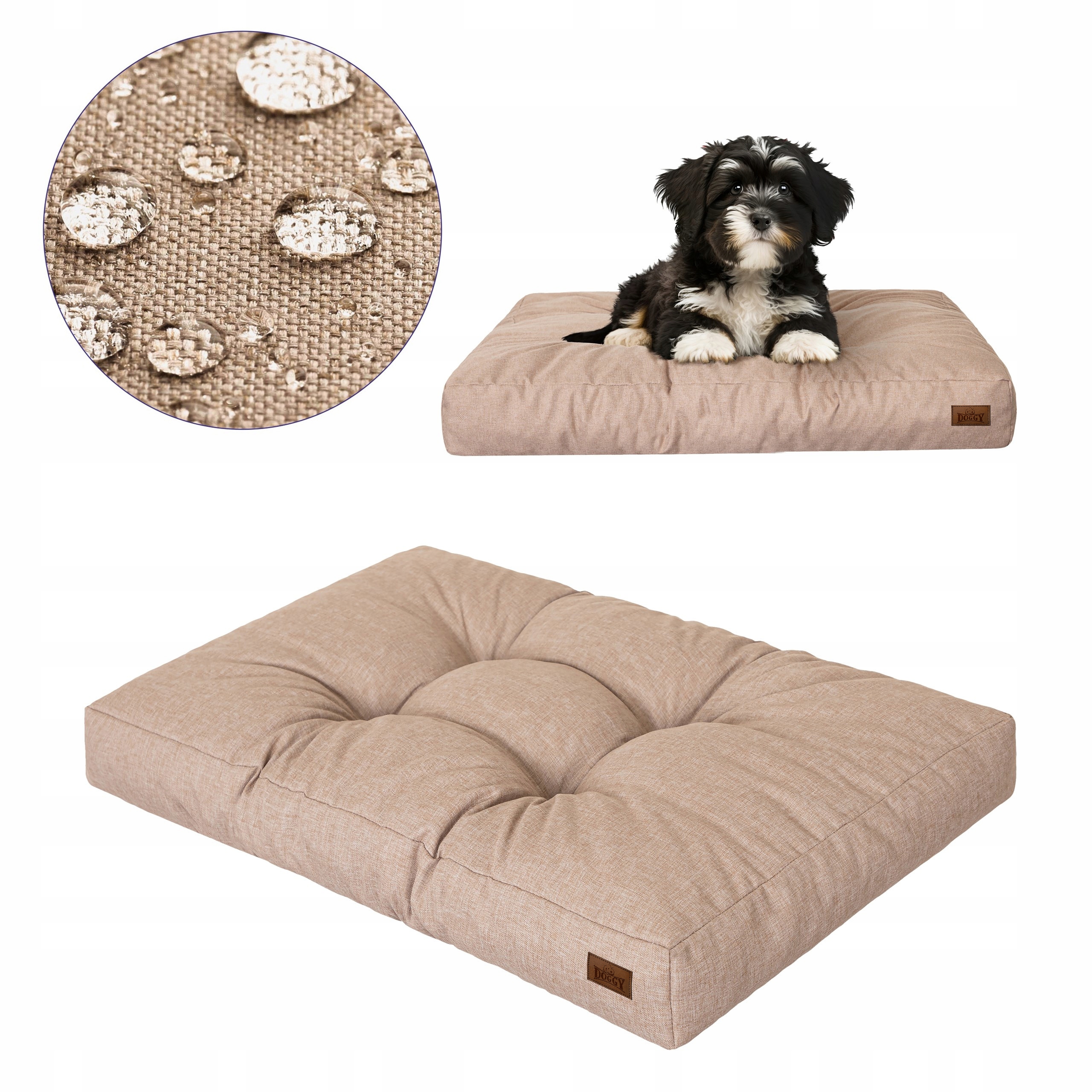 Levně Matrace Prošívaná Voděodolná Malé Pelíšek pro psa kočku králíka M 75x50 cm