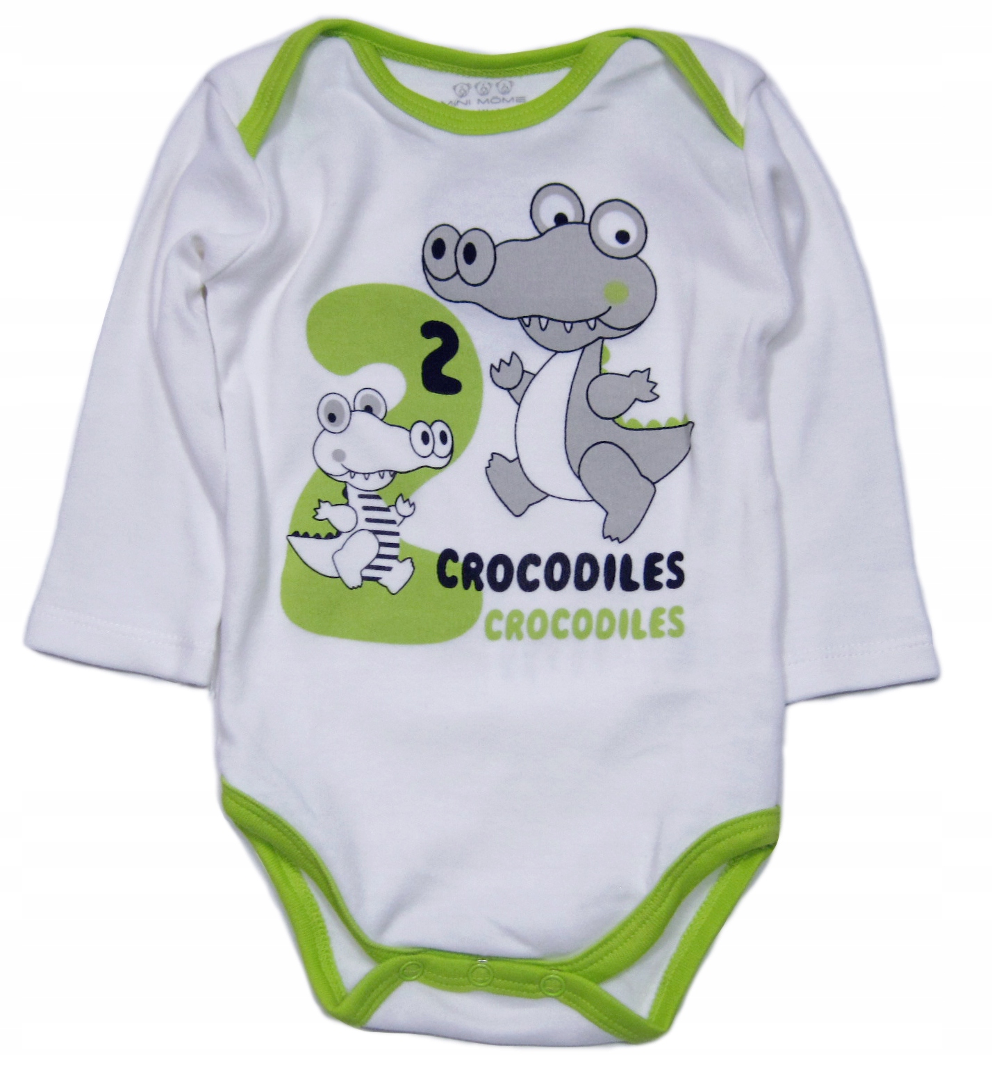 

Mini Mome * Bawełniane Body Bodziak Krokodyl * 80