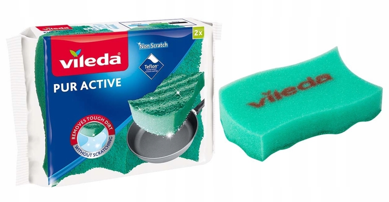 

Zmywak Gąbka Superchłonna Vileda Pur Active 2 Szt.