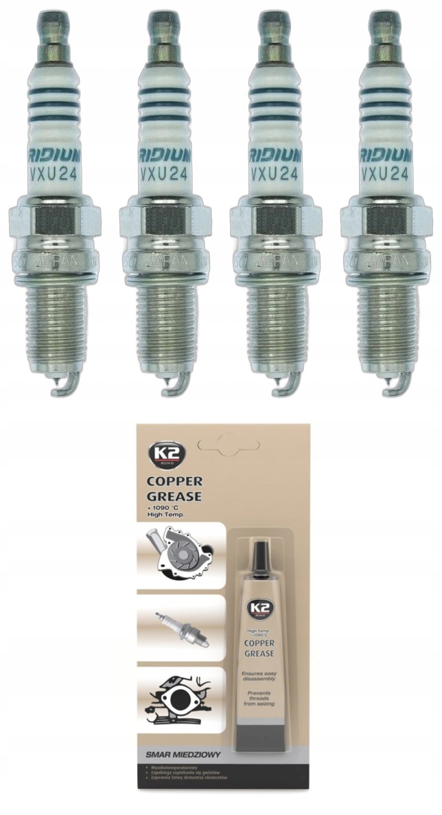 DENSO VXU24 ŚWIECA ZAPŁONOWA + smar