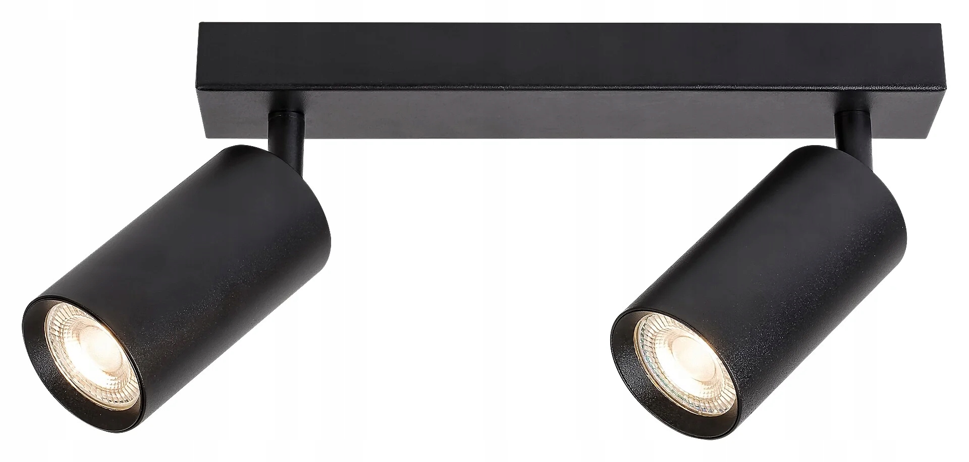 Stropní svítidlo černá, 2 reflektory, nastavitelná lišta 30 cm Rabalux