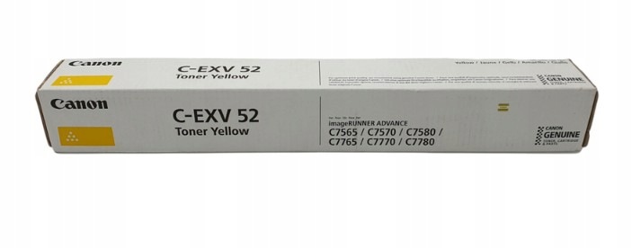 Toner Canon C-exv 52 1001C002 Yellow CEXV52 C7565i C7570i C7580i