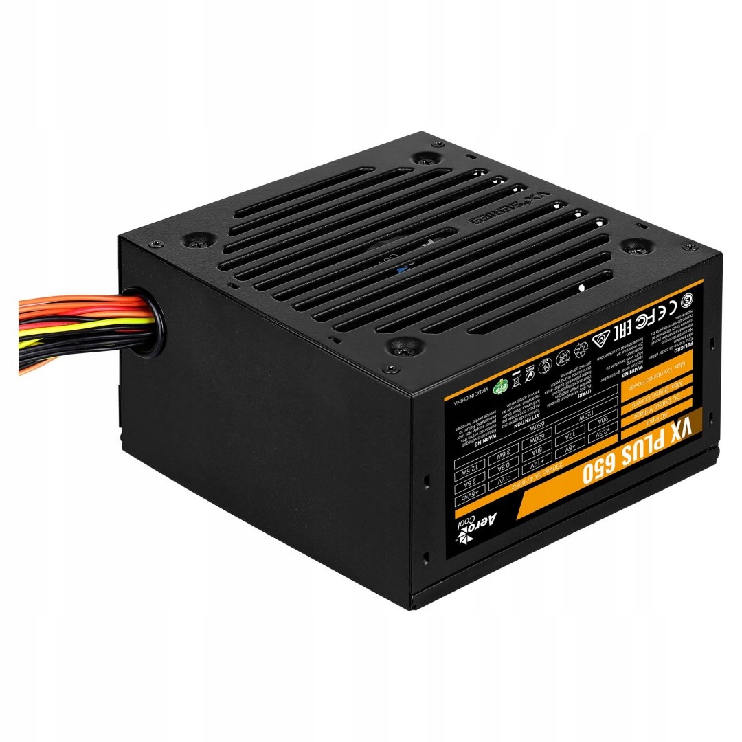 Napájací zdroj Aerocool Pgs VX-650Plus AEROVX-650PLUS (650 W; 120 mm)