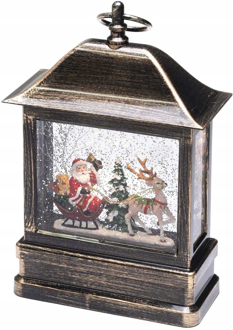 KONSTSMIDE LATARNIA ŚWIĄTECZNA KULA ŚNIEŻNA