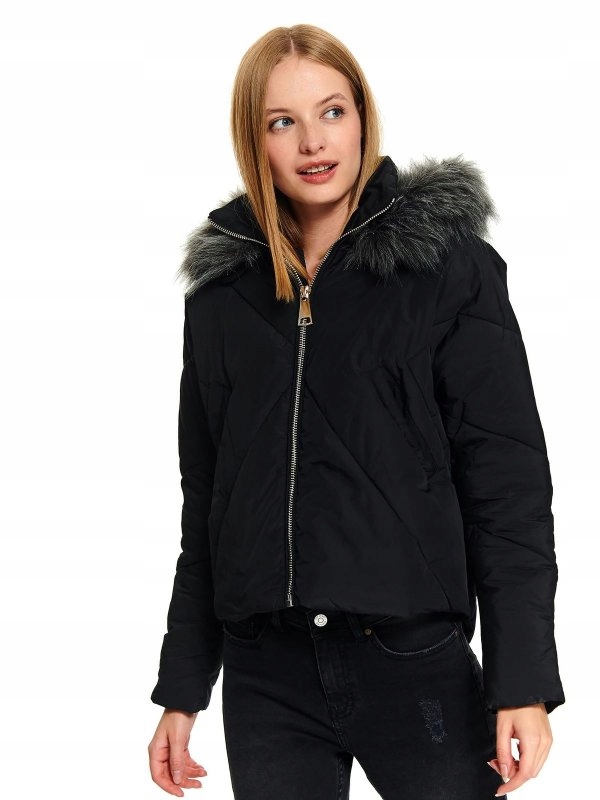 zateplená prošívaná dámská bunda Top Secret 40 L