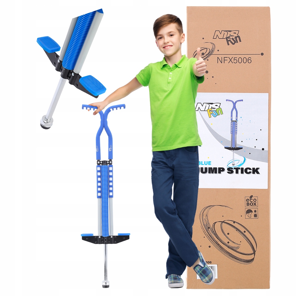 Skoczek Pogo Jump Stick Do Skakania Skoczek Sprężynowy Do 70 kg Nils