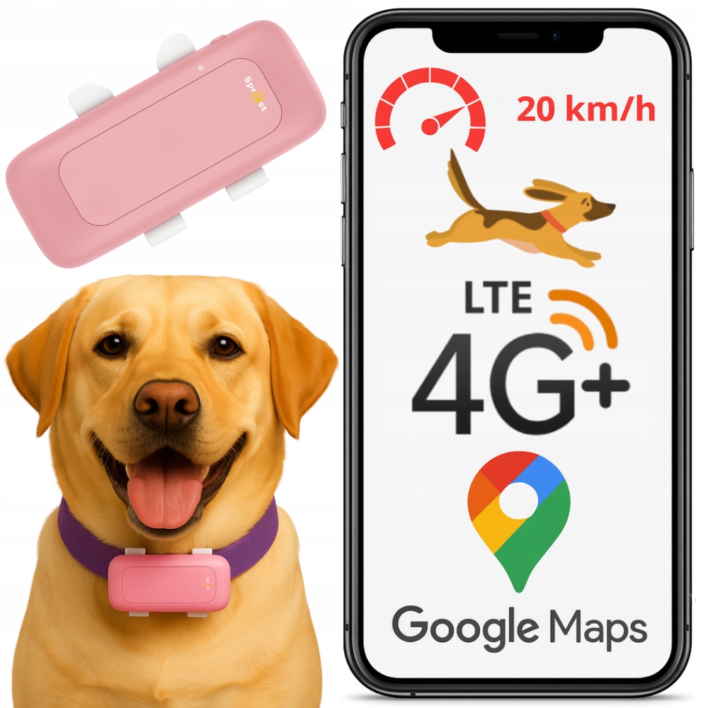GPS LOCATOR 4G FOR ANIMALS CAT DOG LOCATOR WITHOUT SUBSCRIPTION