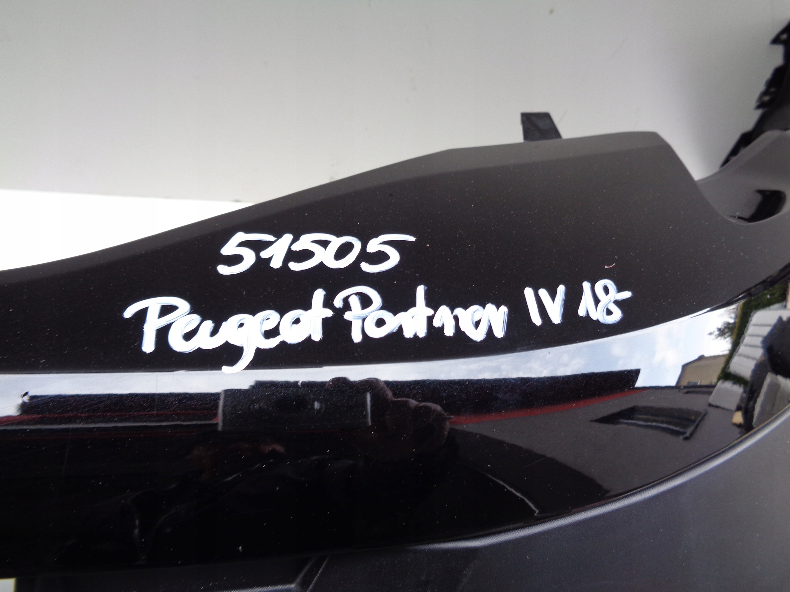 front bumper PEUGEOT PARTNER IV 18- NR 51505ACKT