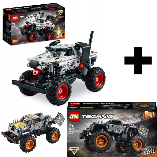 Lego Technic Monster Jam Mutt Dalmatin 42150 Lego 42119 Dárková Sada
