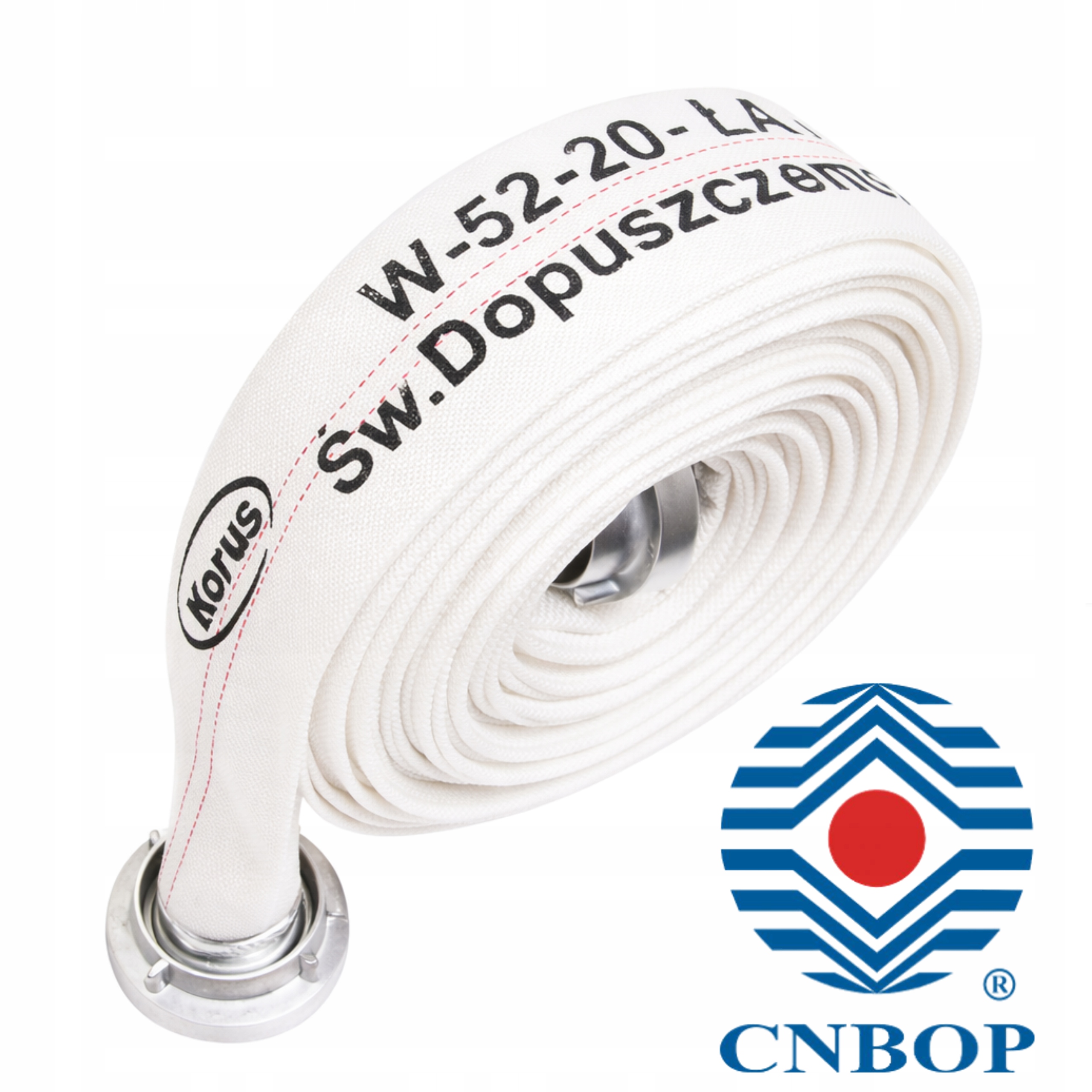 Výtlačná požární hadice 52 mm 20 m (průměr/délka) Korus W 52-20-ŁA Cnbop