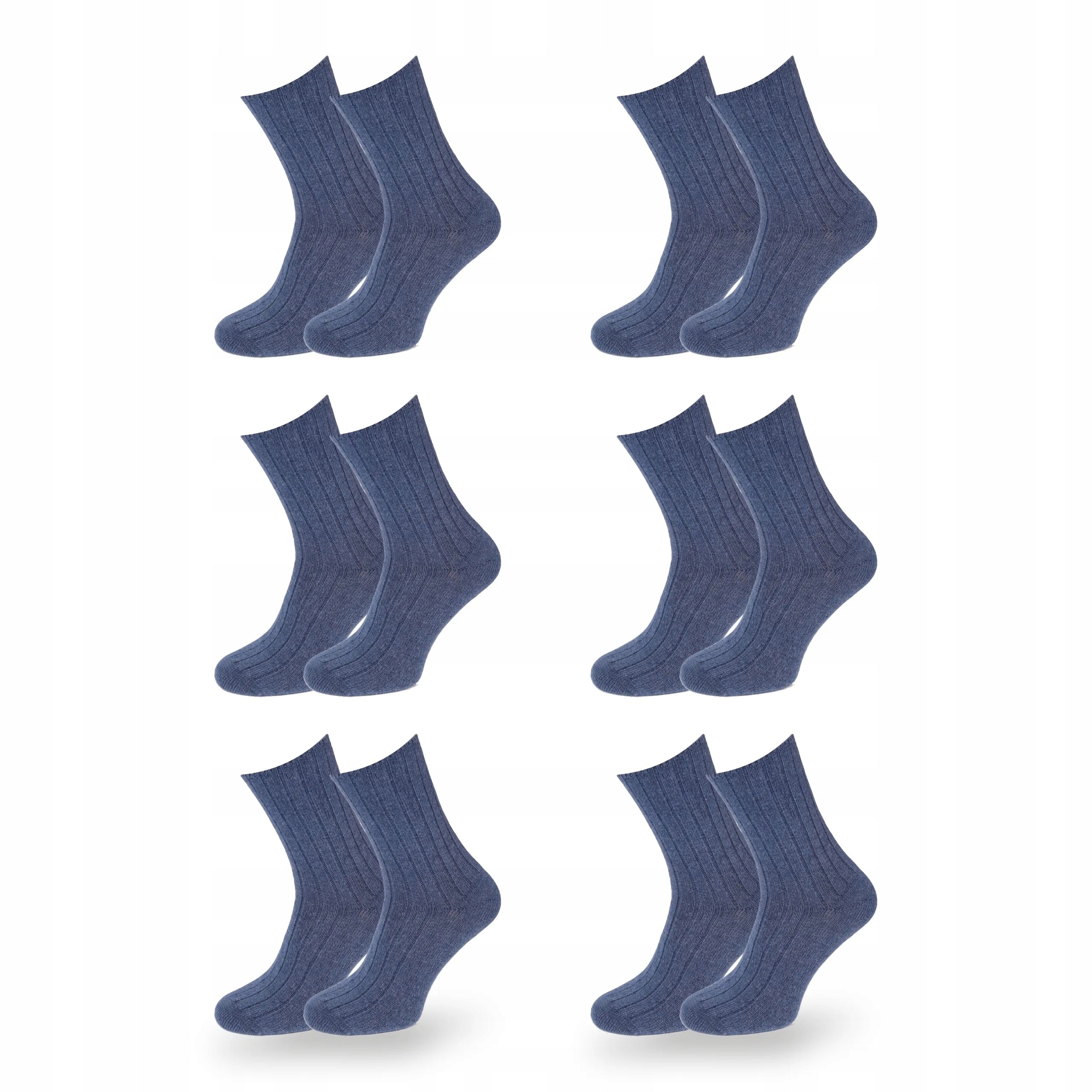 Ponožky z jehněčí vlny 6 Párů Jeans Cerber 45/47