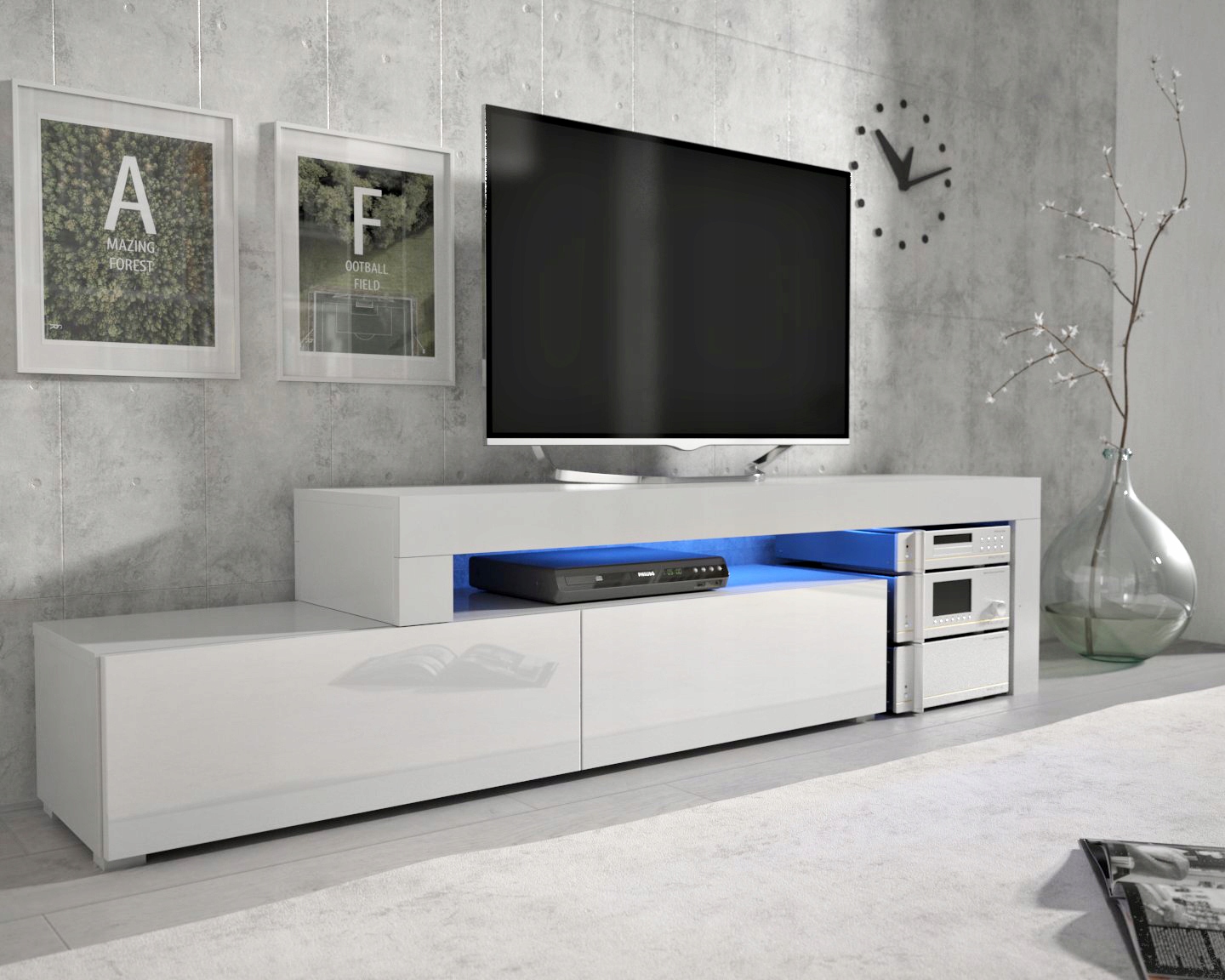 Komoda Szafka RTV ROZSUWANA 170cm 180cm 190cm Marka Fargo