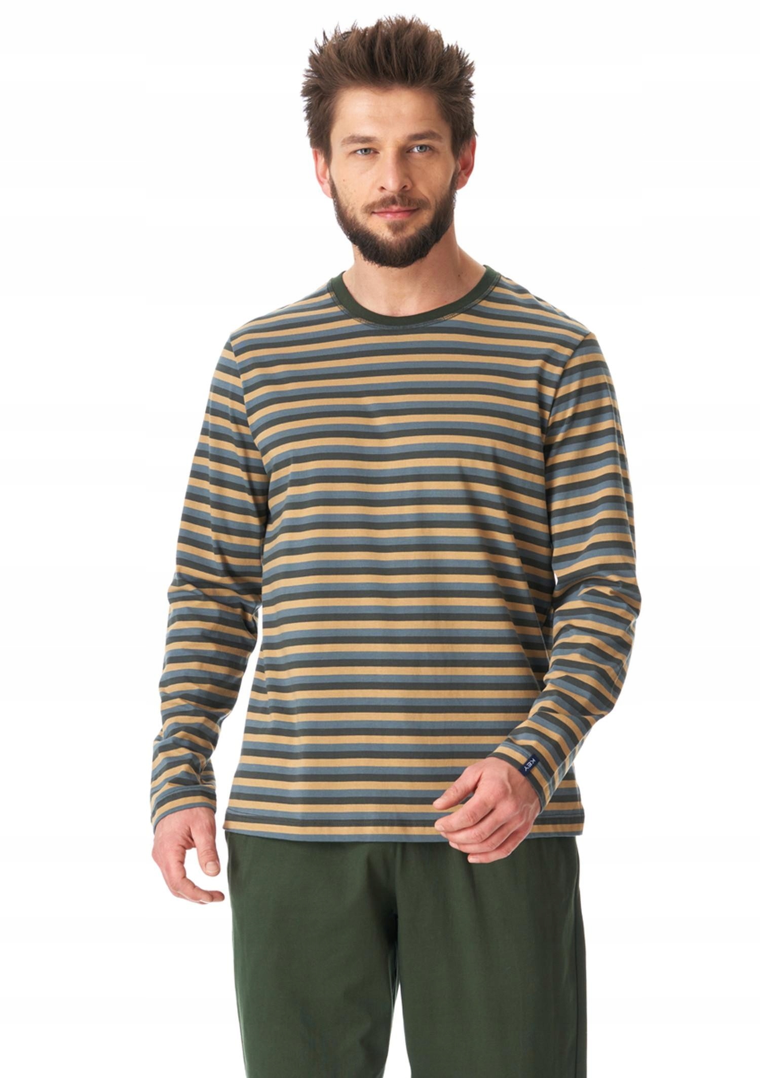 Pánské Pyžamo Mns 039 B23 Dr XXL proužky/mix barev