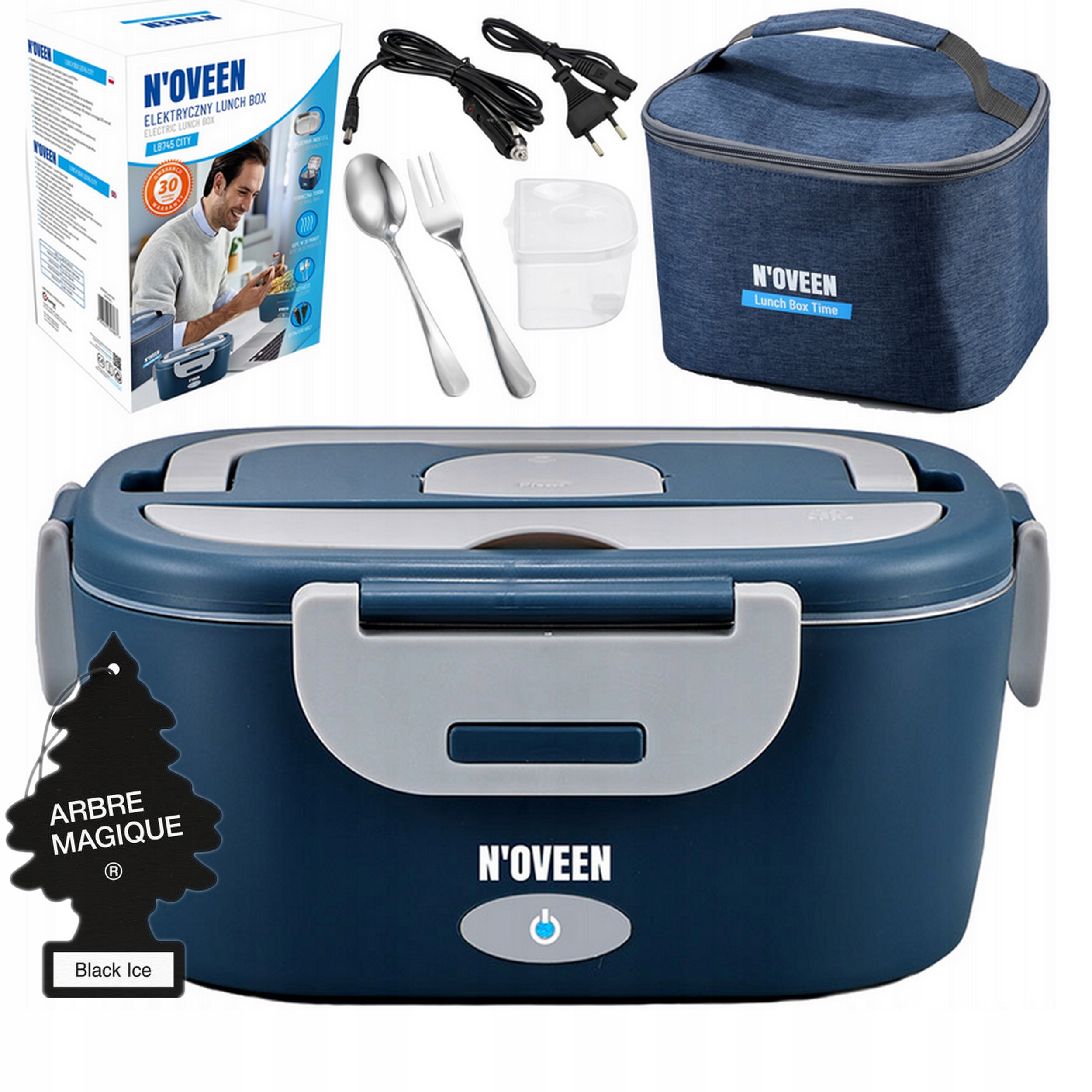 Lunch Box Termos Na Jedzenie Podgrzewacz Do Auta 12/24/230V Tir Bus +zapach