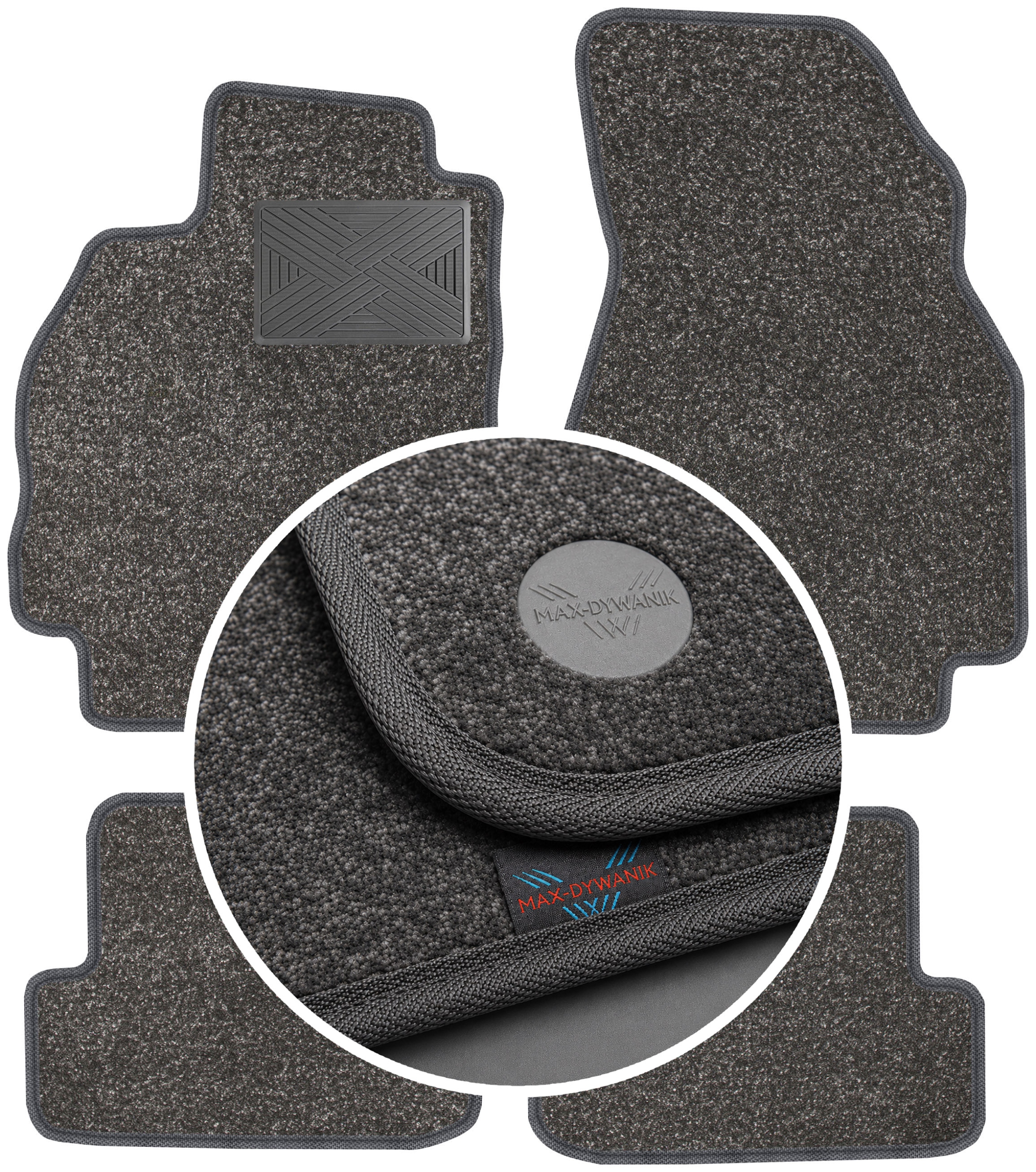 Renault Megane II 2002-2008 Koberce do auta Perl-Line 12 mm
