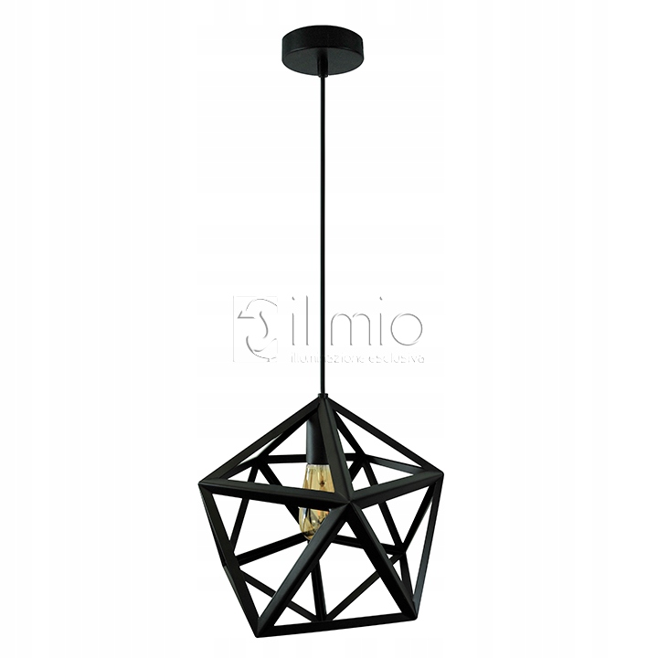 Závěsná lampa Denmark Černá E27