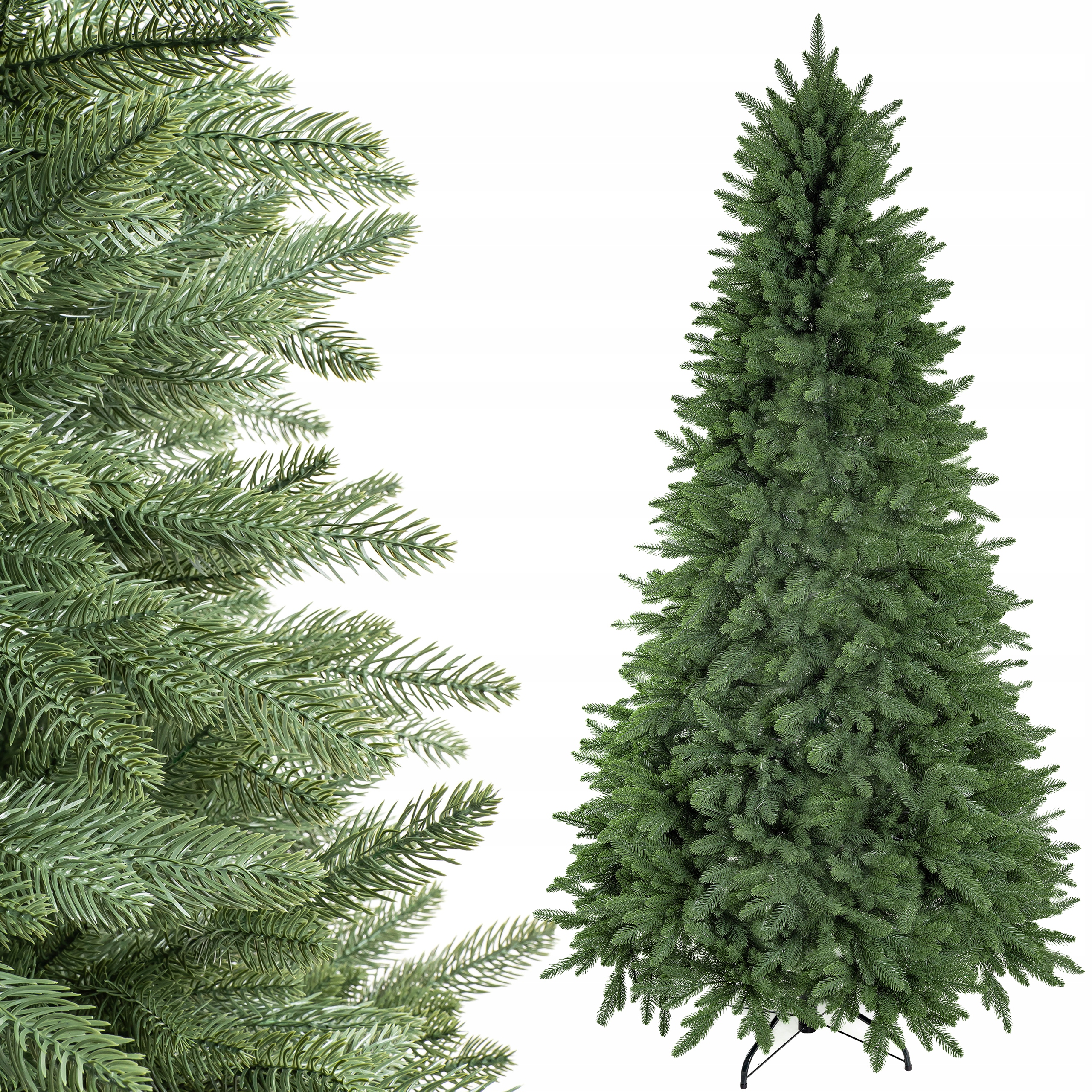 Umelý Vianočný Stromček Ako Živý 220 cm Premium 100 % Pe Hustý 740 tips