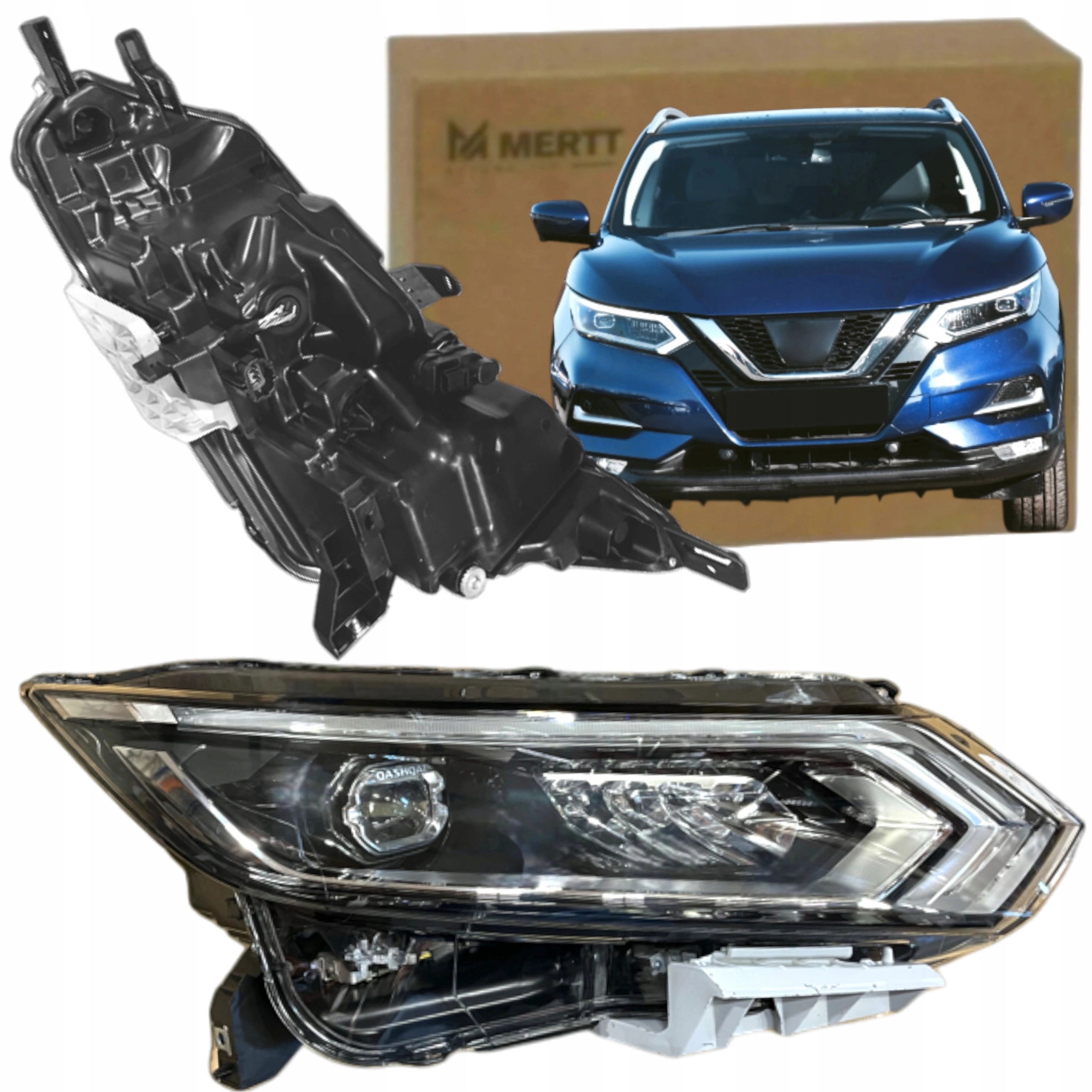Nissan Qashqai 2 J11 2017-2021 Světlomet Světlo Přední Pravá 26010HV05a