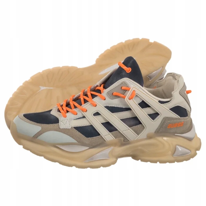 Dámské tenisky Guess Belluno Low Fmjbel Beora Béžová