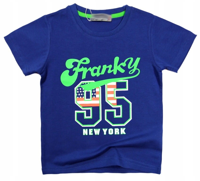 

92 koszulka chłopięca 437 Franky 2A denim