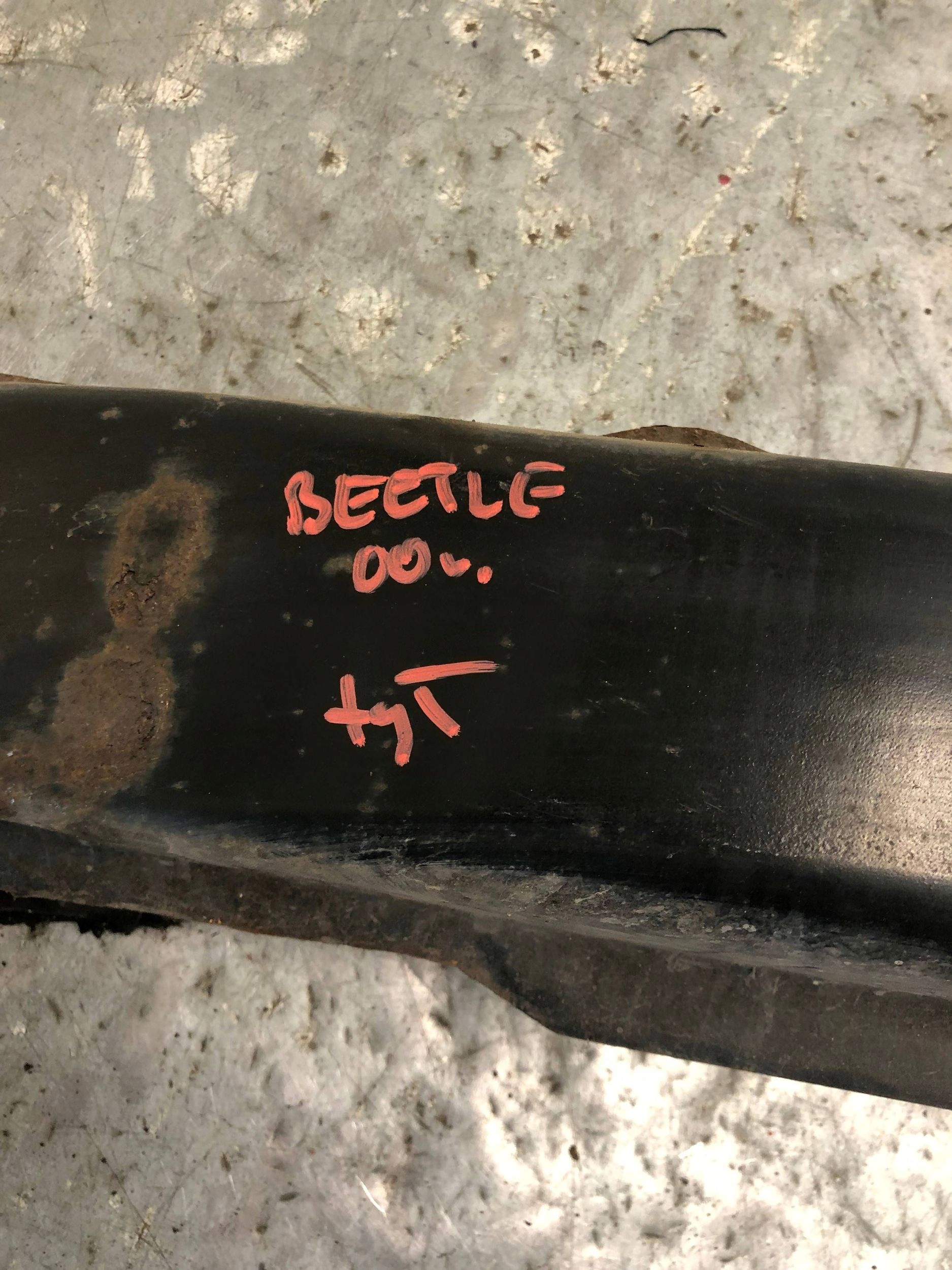 bumper support rear part VW NEW BEETLE 1C0807305B