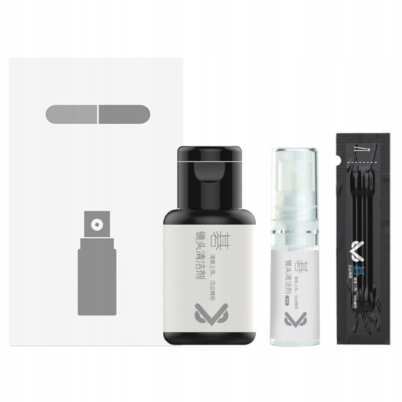 Vsgo płyn do czyszczenia obiektywów i optyki 20 ml 2 czyściki