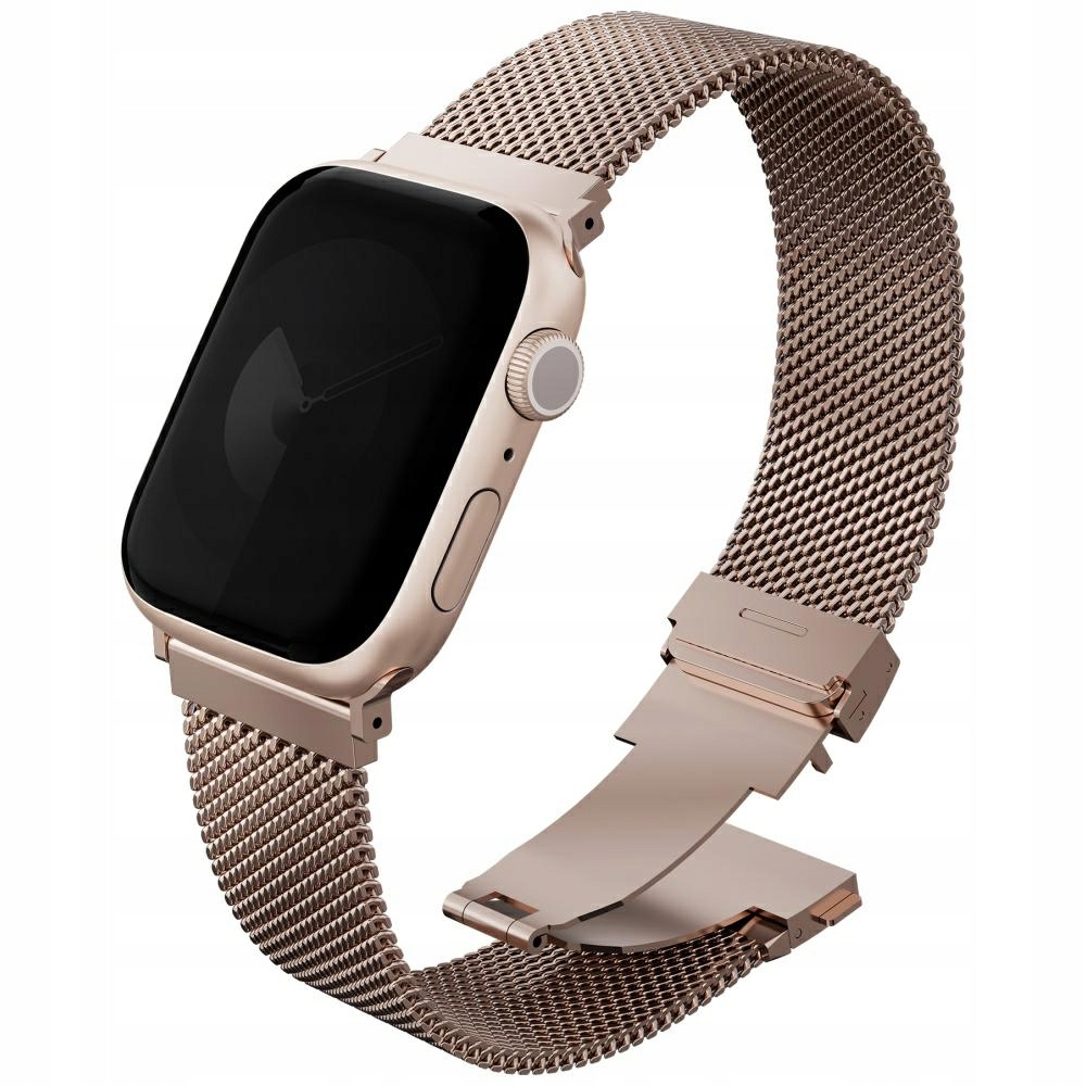 Řemínek Uniq Dante Pro pro Apple Watch 42/41/40 mm Stainless Steel růžový