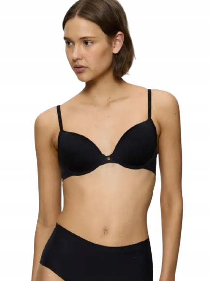 Biustonosz Triumph push-up czarny Essentials Whu rozmiar 75D