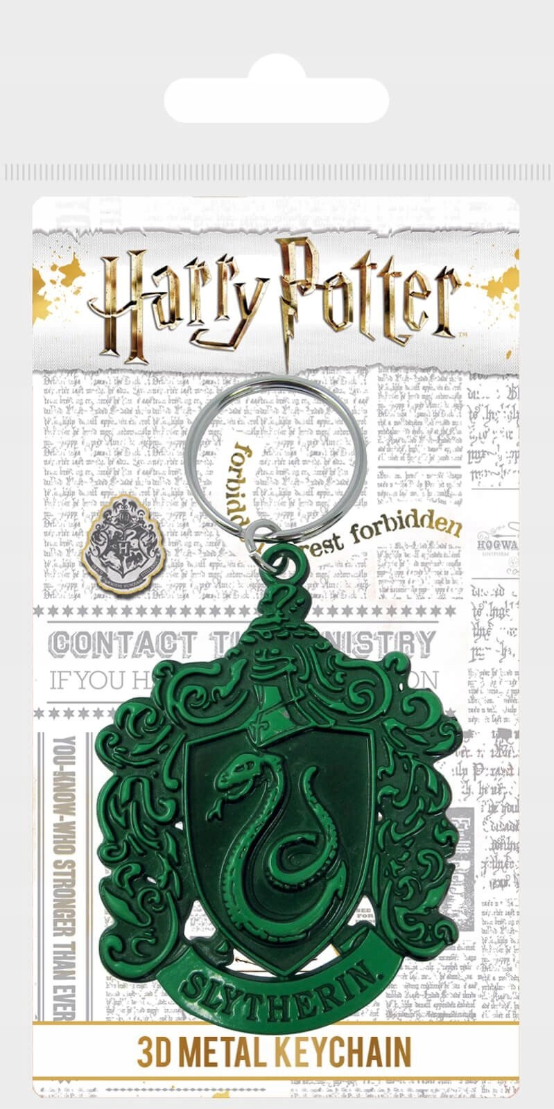 

Harry Potter Slytherin brelok metalowy do kluczy