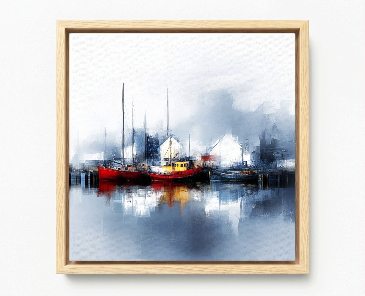 Obraz Rama American Box Voda More Oceán Prístav Lodí Kutry 60x60