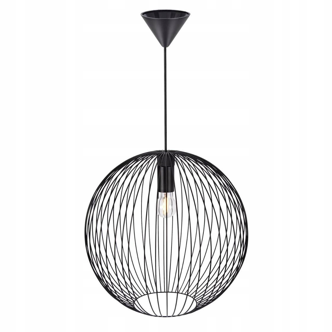 Závěsná lampa Beroni 45 1xE27 60W Metal Černá ip20 Nordlux