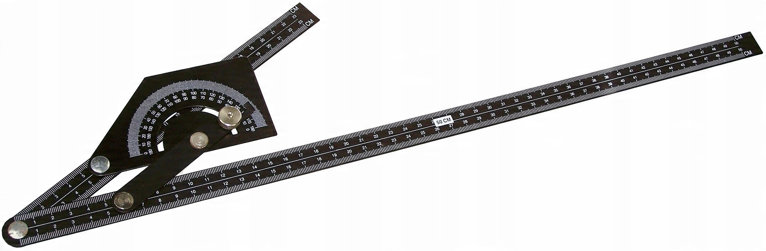 

Kątownik Z Kątomierzem 0°-180° 230 X 500 MM