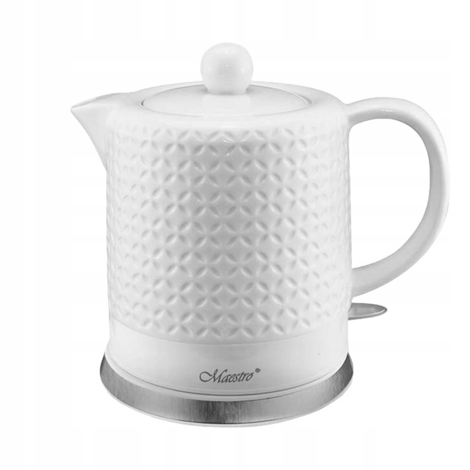 Keramická rychlovarná konvice Bílá 1,2 l 1200 W Maestro MR-067