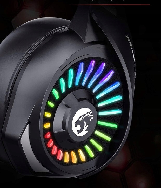 SŁUCHAWKI NAUSZNE GAMINGOWE E-SPORTS GAMES RGB 7.1 Rodzaj słuchawek nauszne