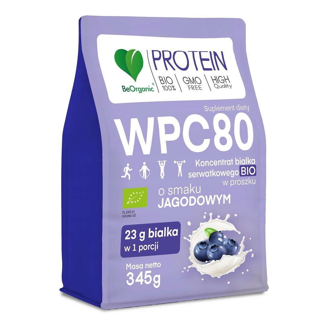 Syrovátkový Protein S Borůvkovou Příchutí (koncentrát Wpc 80) Bez Přidaných Cukrů