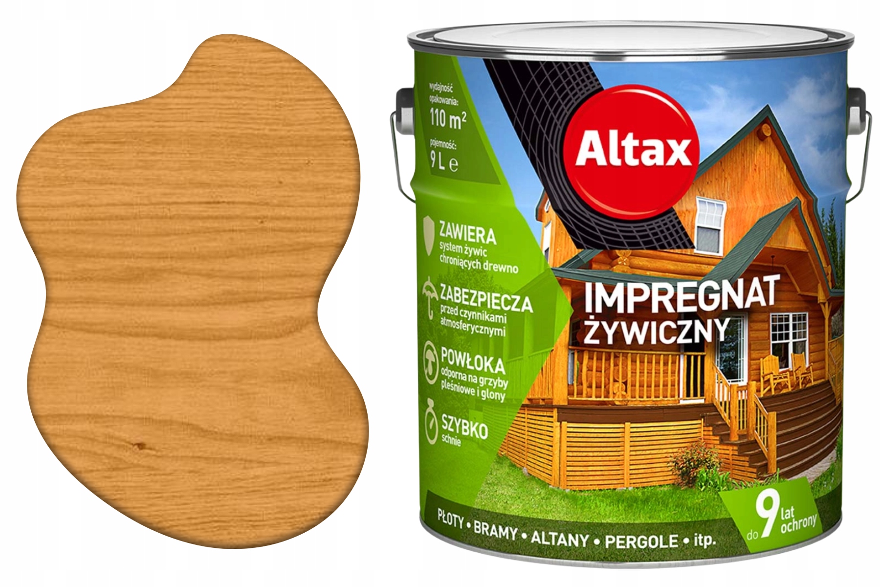 Altax Impregnat Do Wiezby Dachowej Drewna Konstrukcyjnego Budowlanego