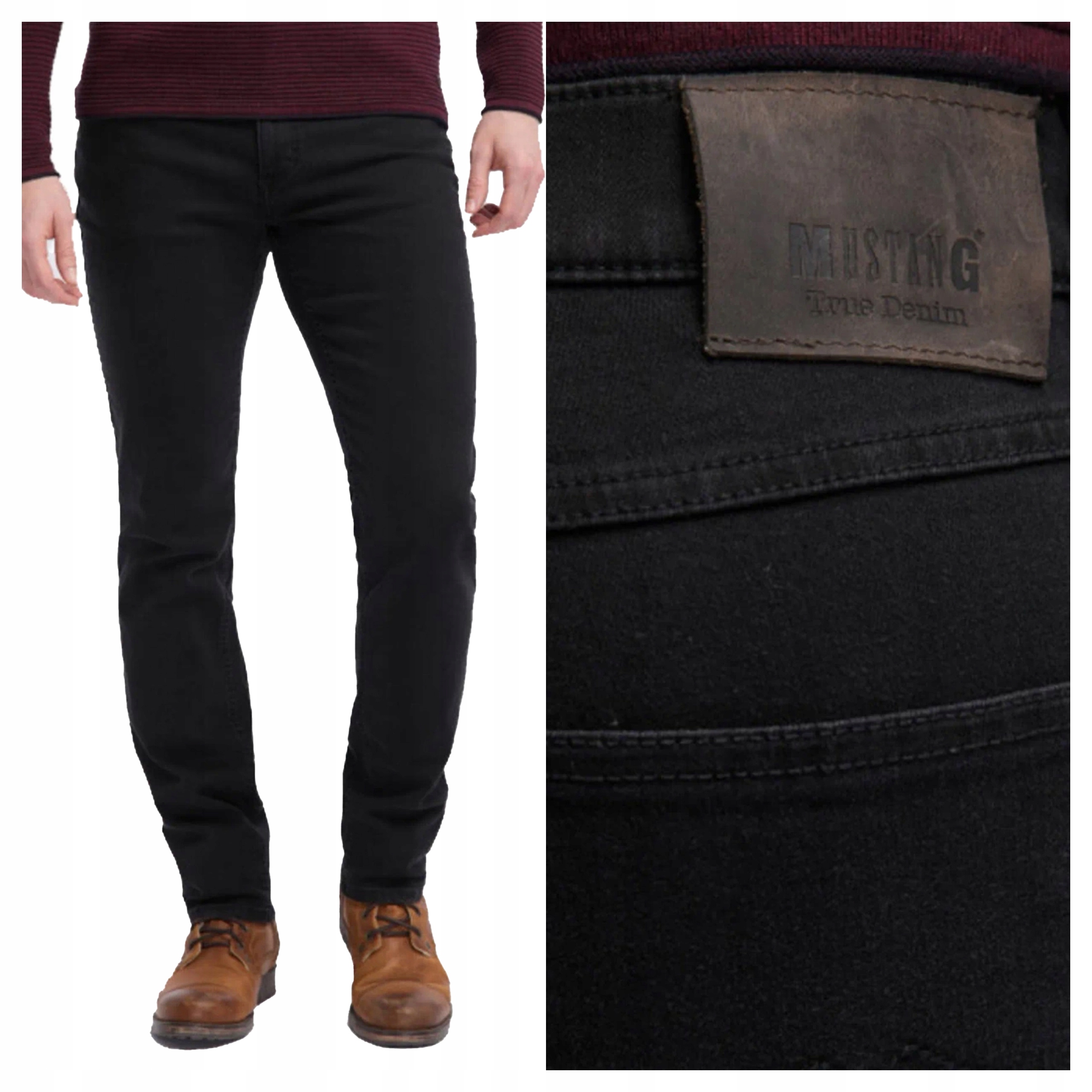 Mustang Tramper Tapered W31 L32 Pánské džínové kalhoty džíny Přiléhavé