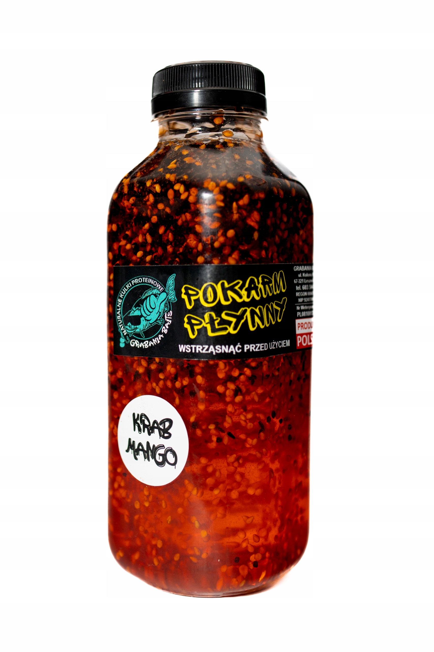 Zalewa płynny pokarm Grabania Baits Krab & Mango 500ml