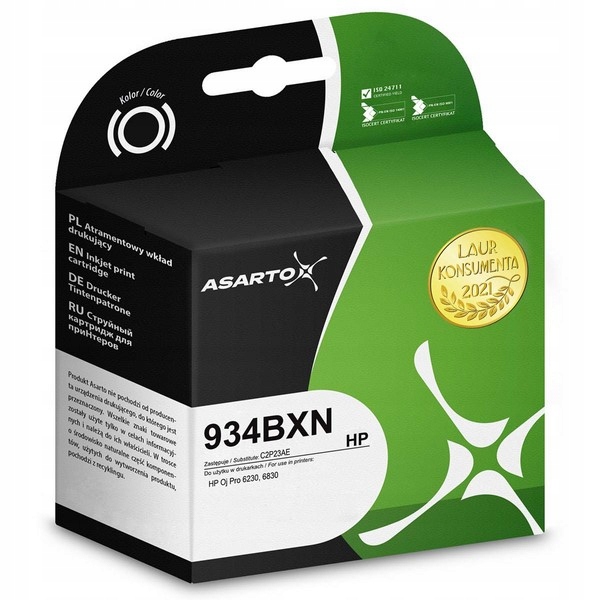 Tusz Asarto Hp 934BXN C2P23AE