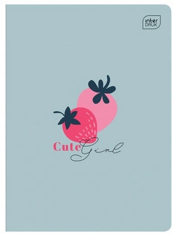 ZESZYT A5 16 KARTEK LINIA PODWÓJNA GIRLS INTERDRUK Kolor Wielokolorowy