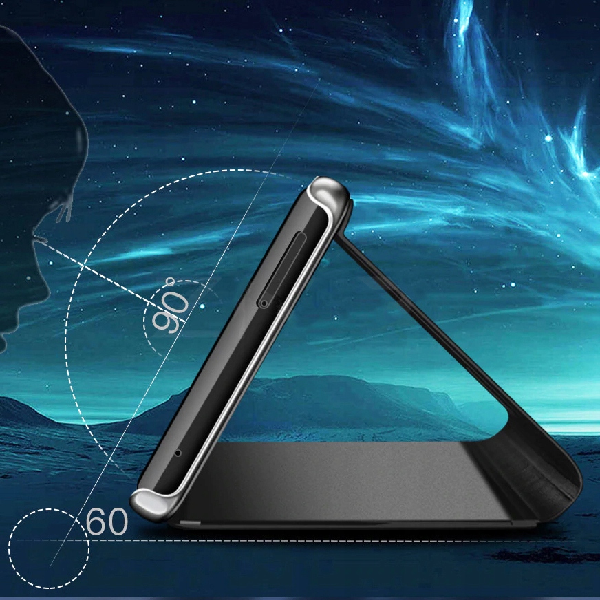 ETUI do Xiaomi Redmi Note 8T CLEAR VIEW + SZKŁO Kolor czarny