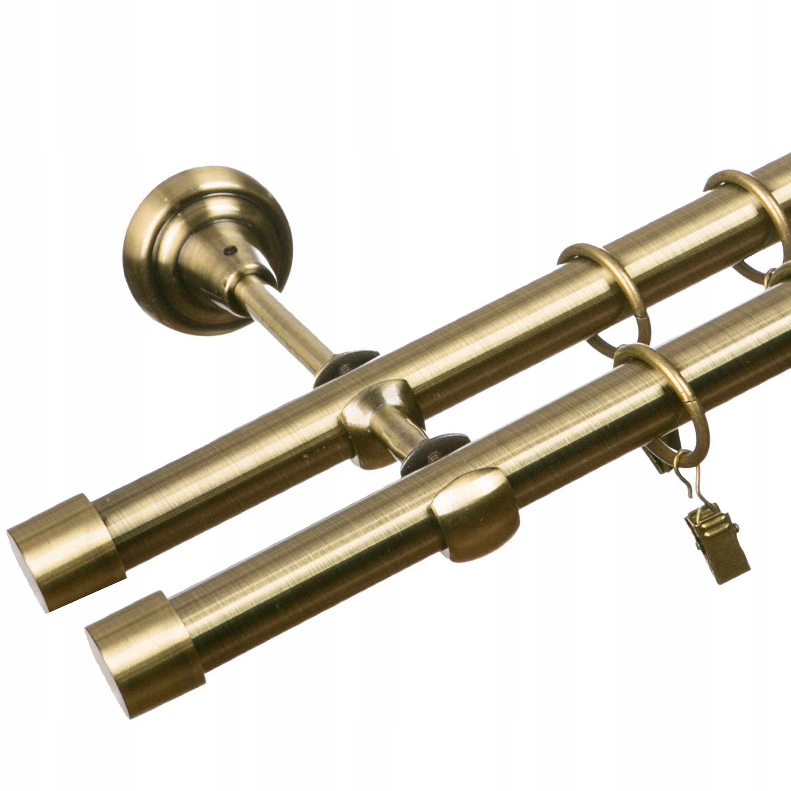 

Karnisz Metalowy Podwójny 19/19 mm 140 cm