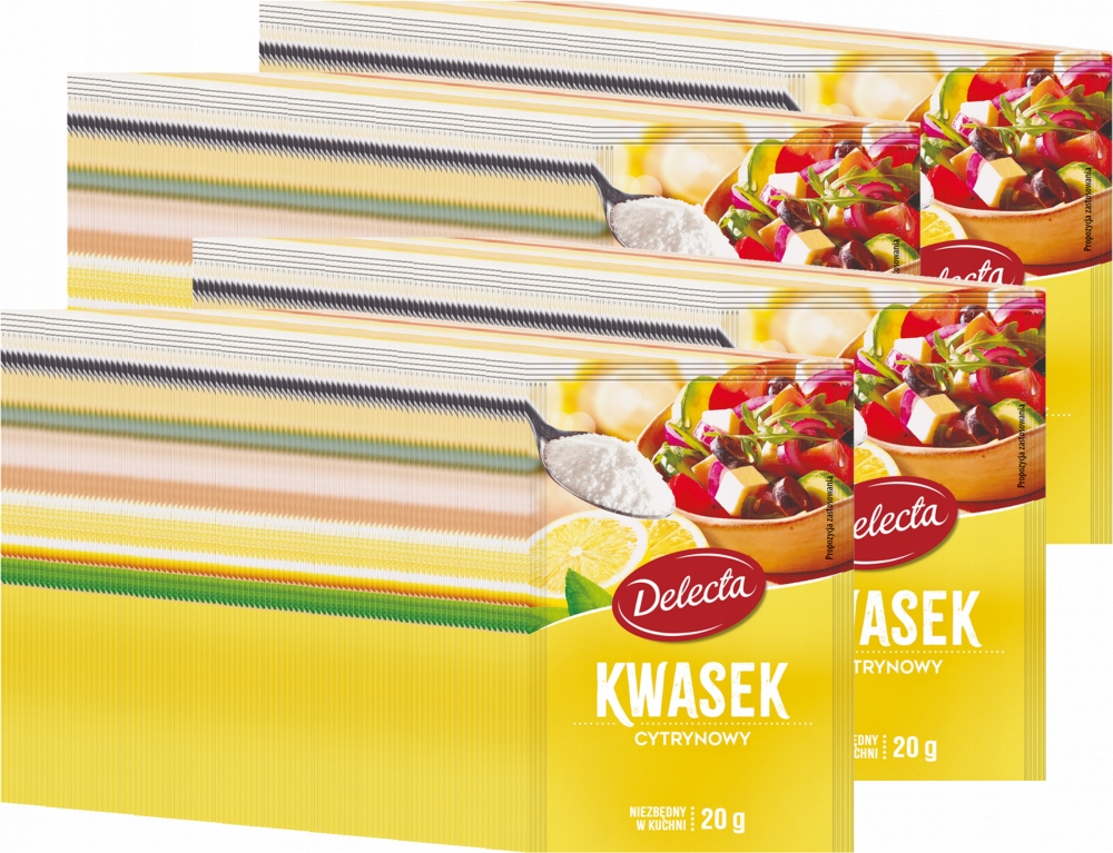 Kwasek cytrynowy Delecta 20g x500