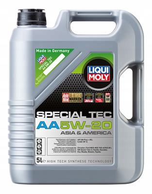 

Olej Special Tec Aa 5W20 5L Syntetyczny Liqui Moly