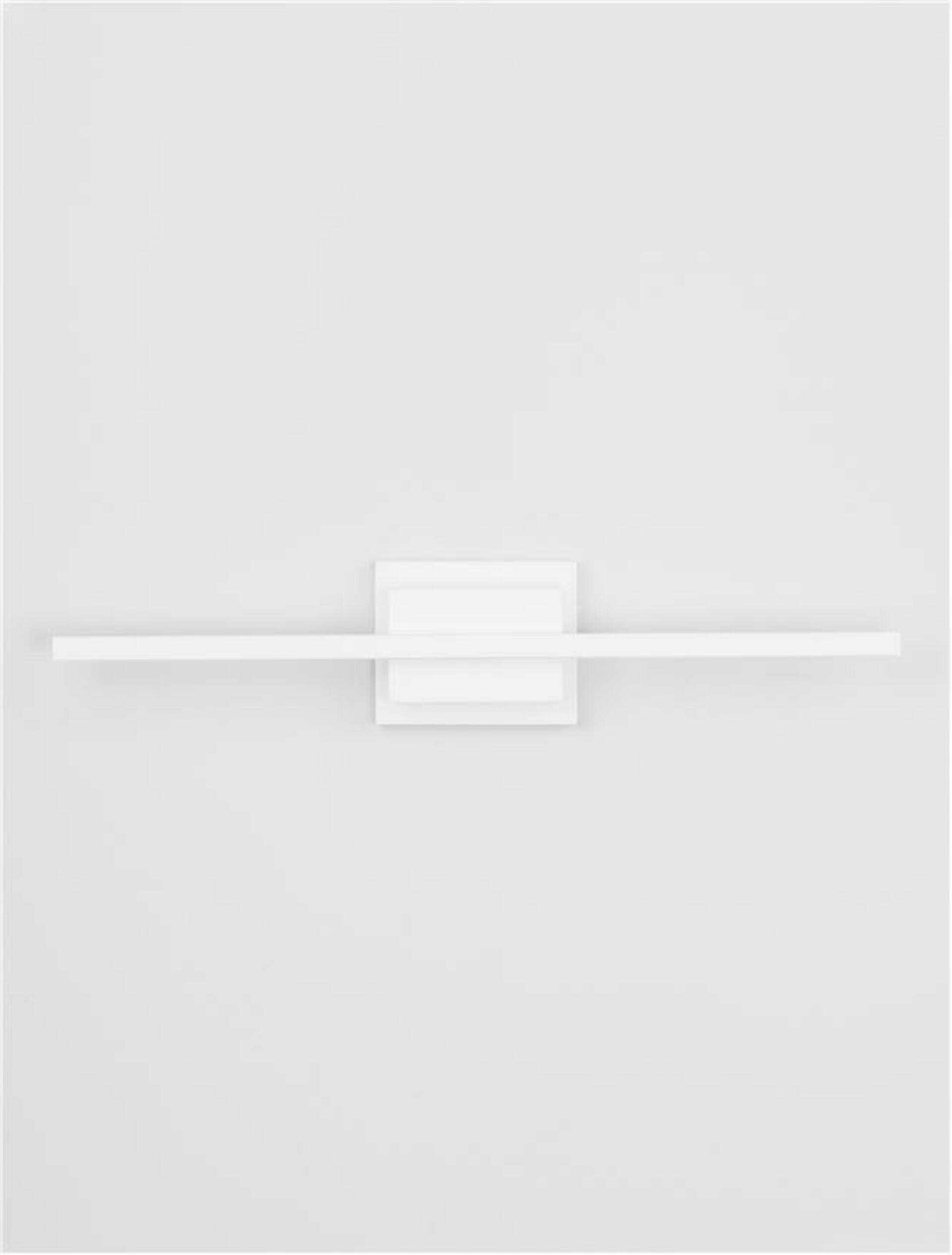 Nova Luce nástenné svietidlo nad obrazmi Azure biely hliník a akryl Led 12.5W